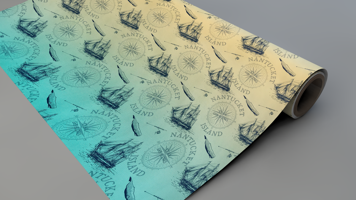Nautical best sale wrapping paper