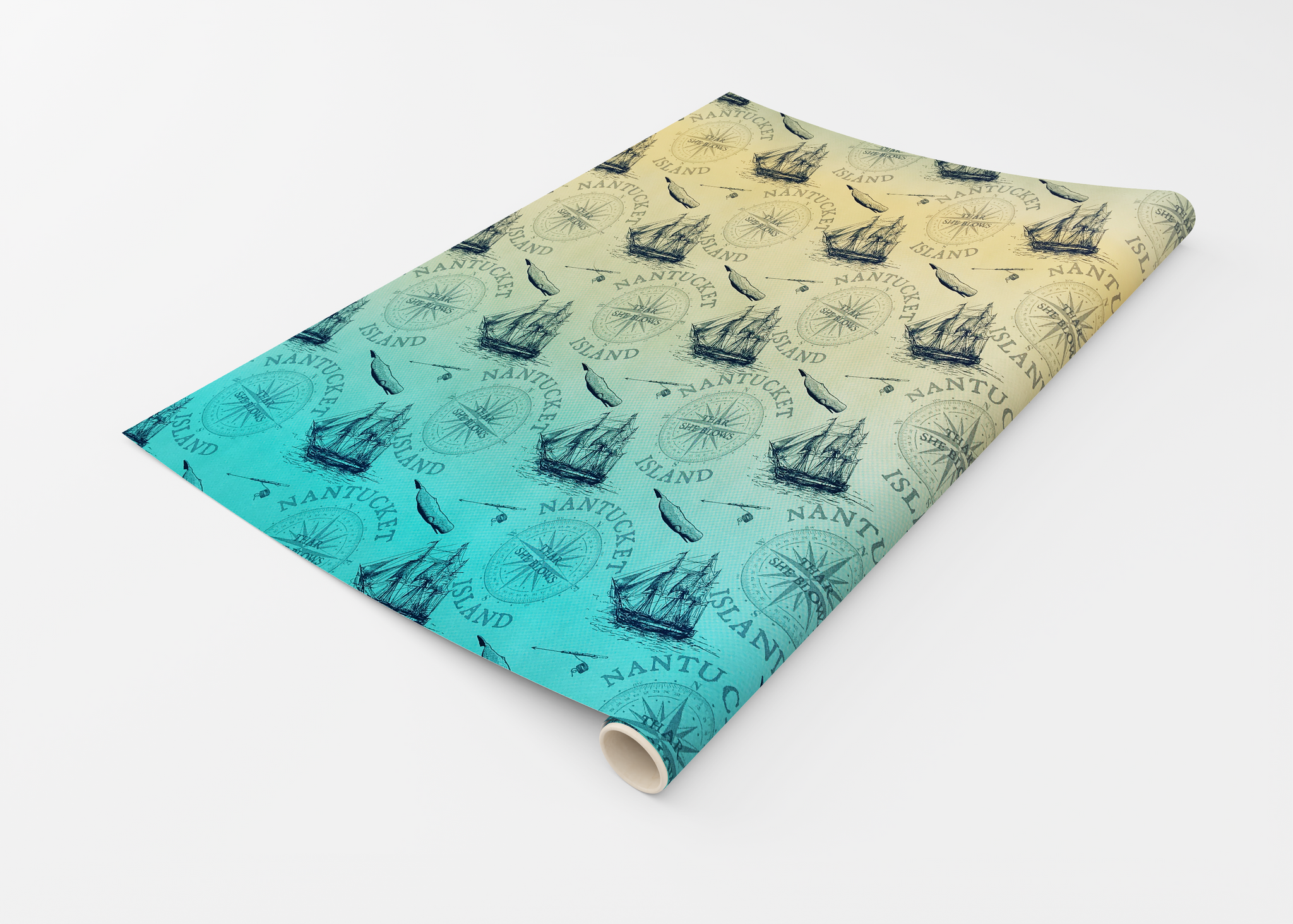 Nautical best sale wrapping paper